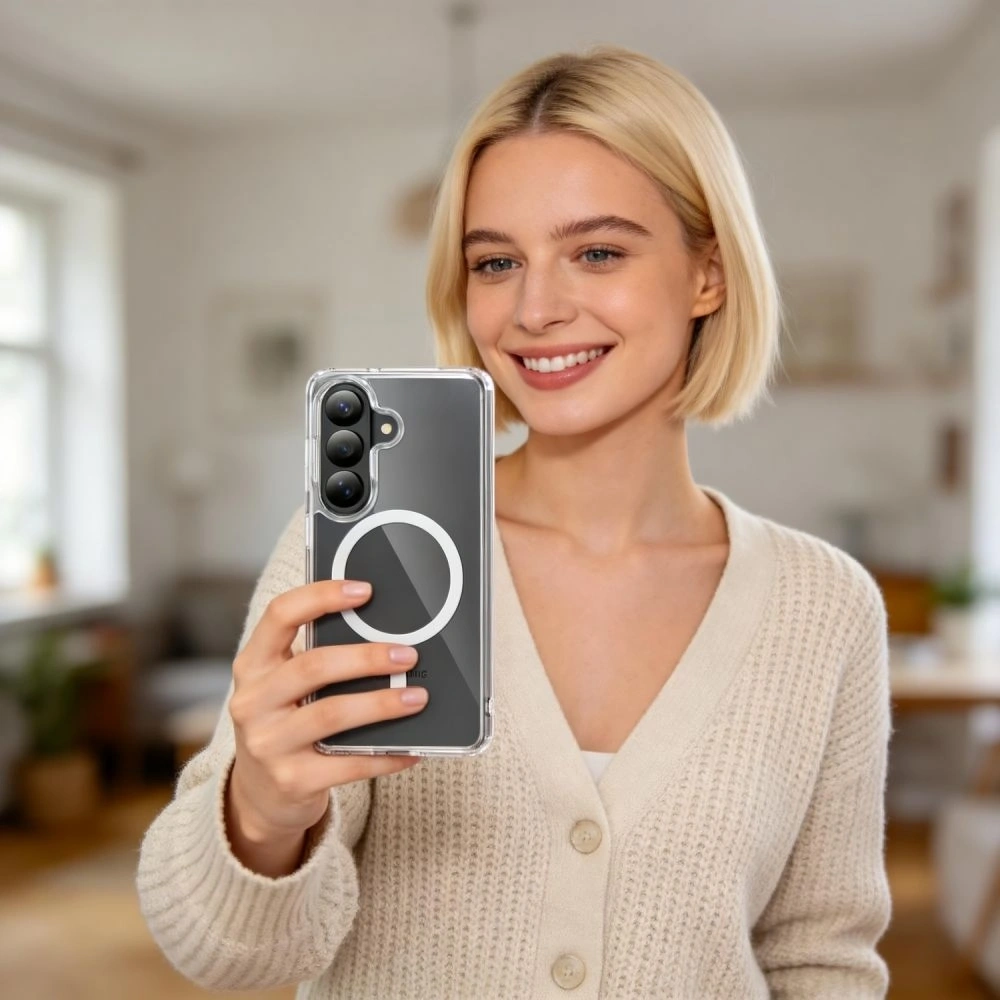 Etui Tech-Protect FlexAir Hybrid MagSafe do Samsung Galaxy A36 / A56 / A37 5G Clear