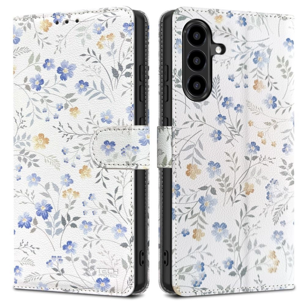 Etui Tech-Protect Wallet do Samsung Galaxy A57 5G Spring Flowers