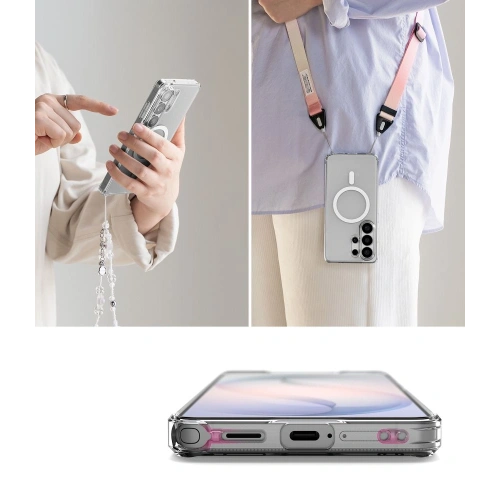 Etui Ringke Fusion Magnetic MagSafe do Samsung Galaxy S26 Ultra Matte Clear