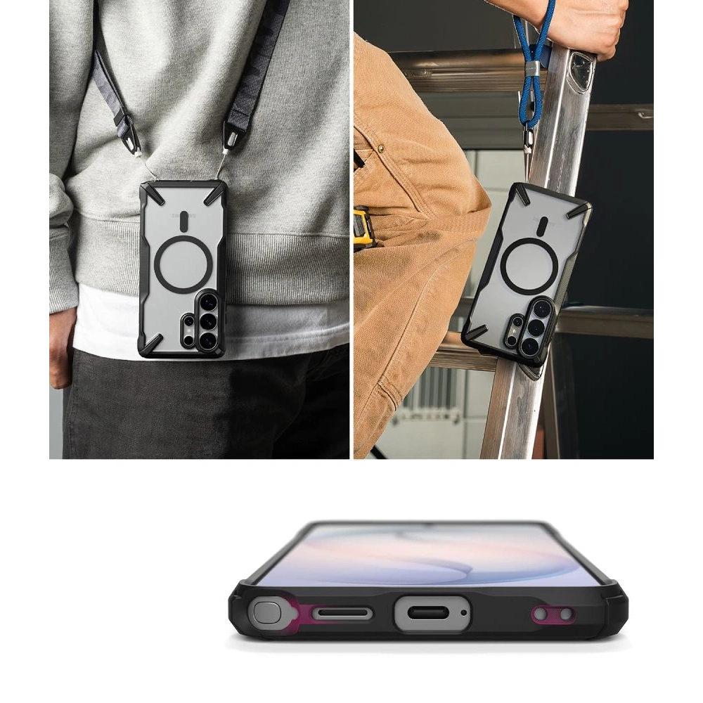 Etui Ringke Fusion-X Magnetic MagSafe do Samsung Galaxy S26 Ultra Black