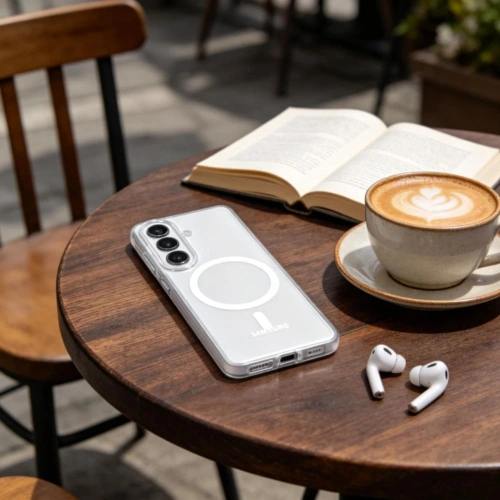 Etui Tech-Protect MagSlim MagSafe do Samsung Galaxy S26 Matte/ice