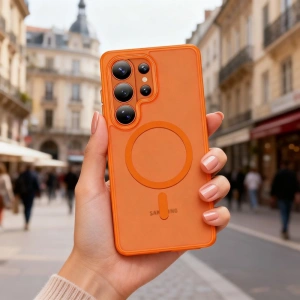 Etui Tech-Protect Magmat MagSafe do Samsung Galaxy S26 Ultra Matte Orange