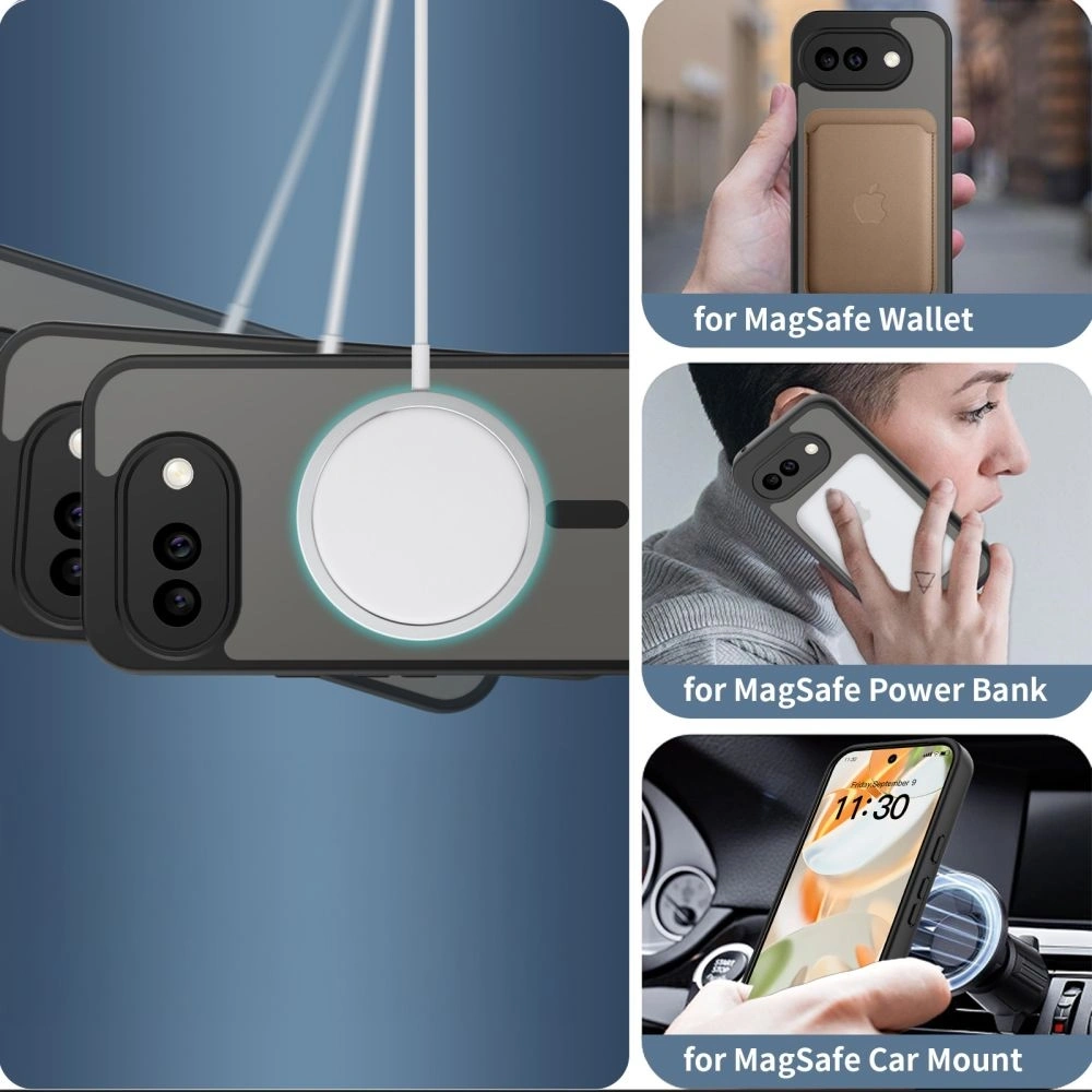 Etui Tech-Protect Magmat MagSafe do Google Pixel 10a Matte Black