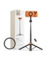 Kijek do selfie Tech-Protect L10D MagSafe Bluetooth Selfie Stick Tripod Black/orange