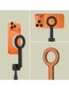 Kijek do selfie Tech-Protect L10D MagSafe Bluetooth Selfie Stick Tripod Black/orange