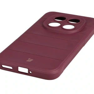 Pancerne etui Bizon Case Tur do Xiaomi Redmi Note 15 Pro+ Plus 5G / POCO M8 Pro 5G burgundowe