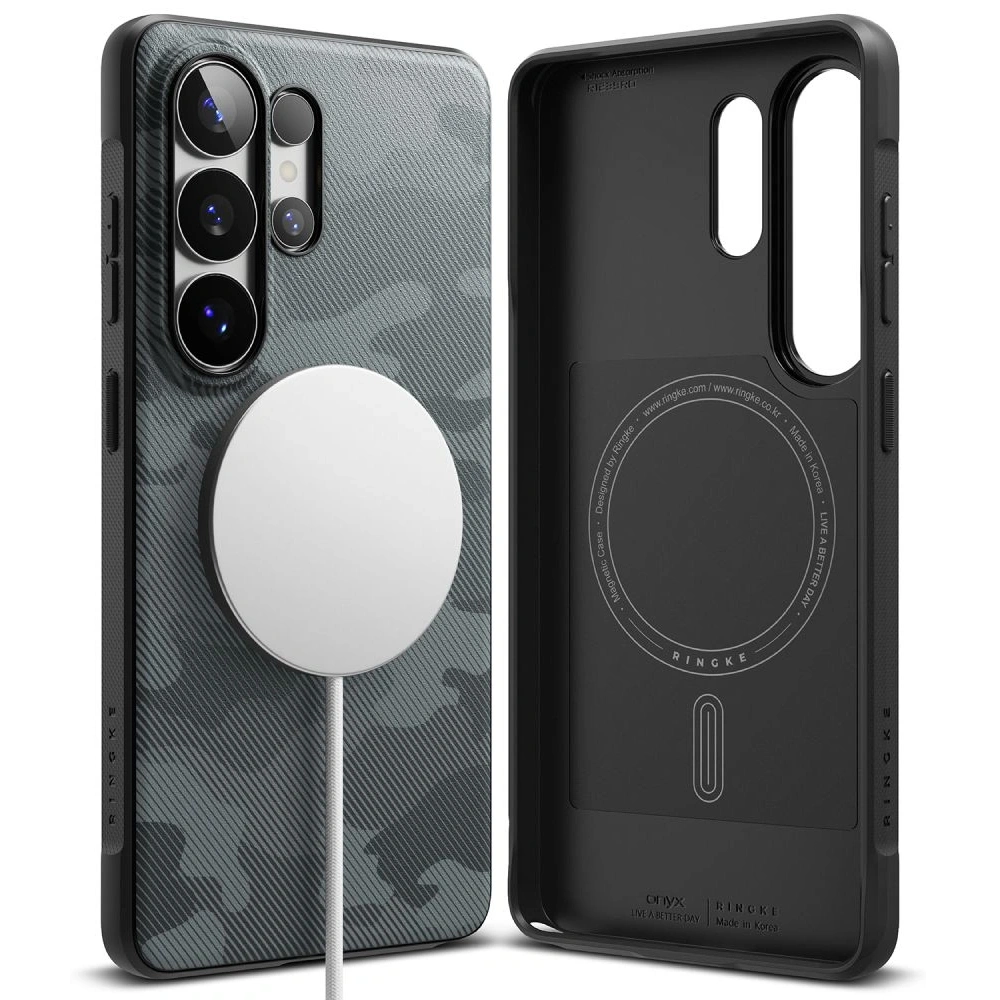 Etui Ringke Onyx Magnetic MagSafe do Samsung Galaxy S26 Ultra Camo Black