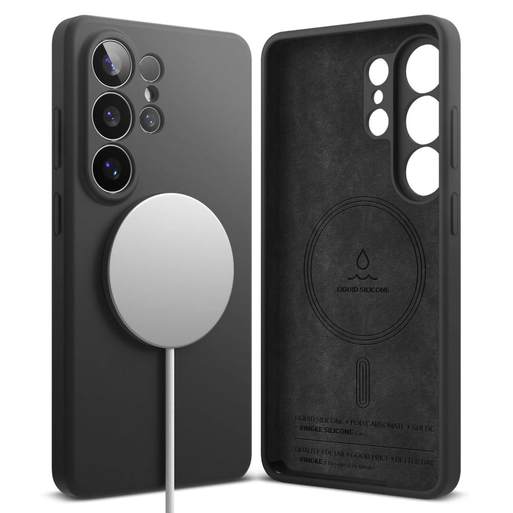 Etui Ringke Silicone Magnetic MagSafe do Samsung Galaxy S26 Ultra Black