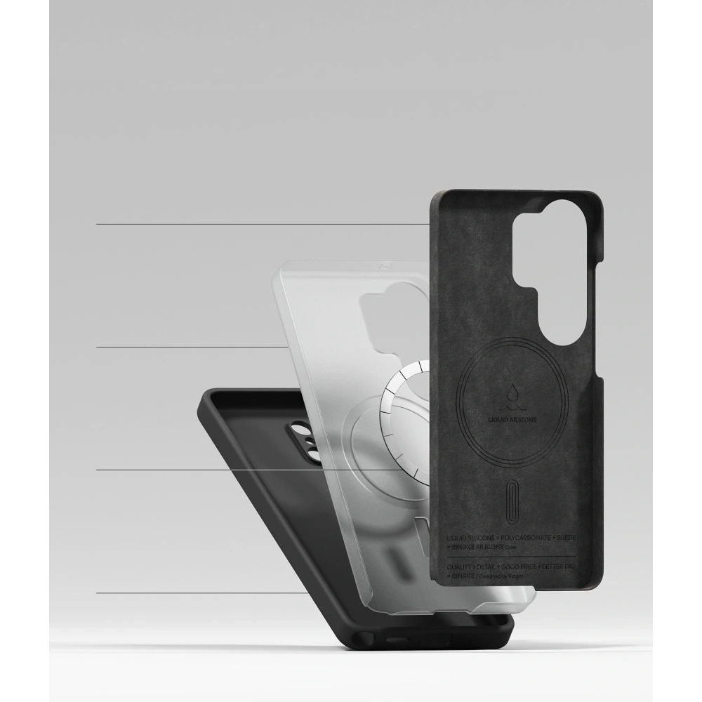 Etui Ringke Silicone Magnetic MagSafe do Samsung Galaxy S26 Ultra Black