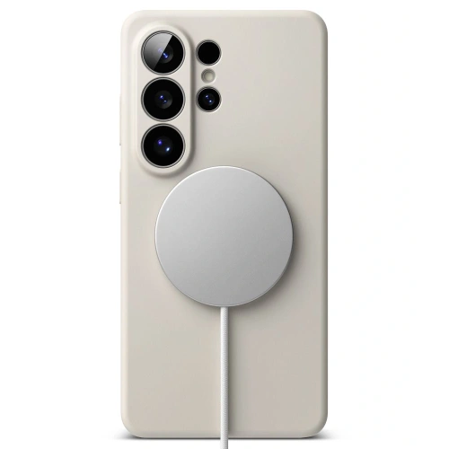 Etui Ringke Silicone Magnetic MagSafe do Samsung Galaxy S26 Ultra Stone