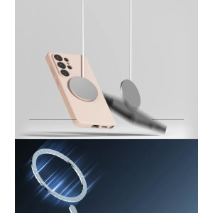 Etui Ringke Silicone Magnetic MagSafe do Samsung Galaxy S26 Ultra Pink Sand