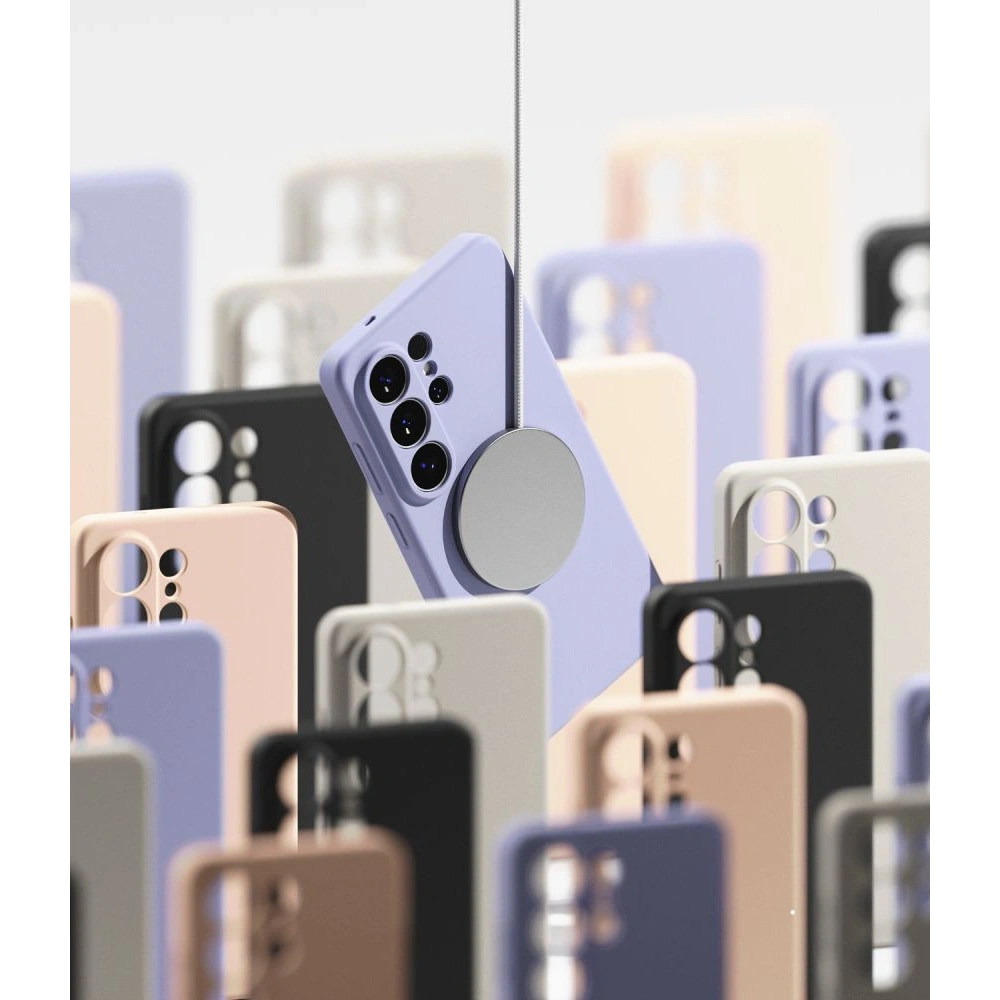 Etui Ringke Silicone Magnetic MagSafe do Samsung Galaxy S26 Ultra Lavender