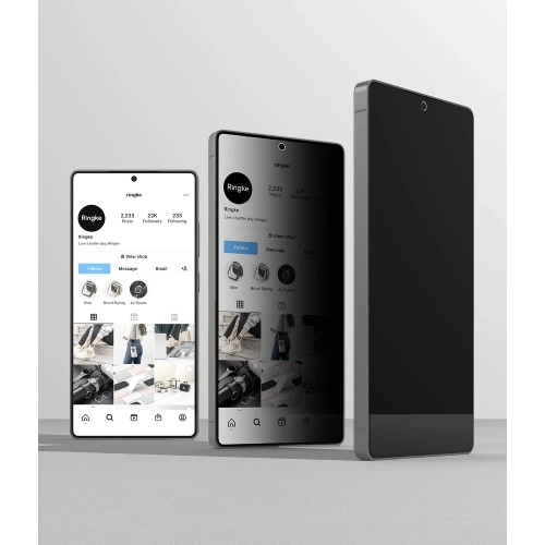 Szkło prywatyzujące Ringke Easy Slide do Samsung Galaxy S26 Ultra Privacy [2 PACK]