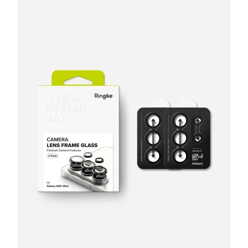 Osłona aparatu Ringke Camera Frame Protector do Samsung Galaxy S26 Ultra Black [2 PACK]