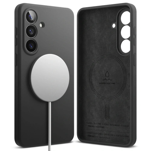 Etui Ringke Silicone Magnetic MagSafe do Samsung Galaxy S26+ Plus Black