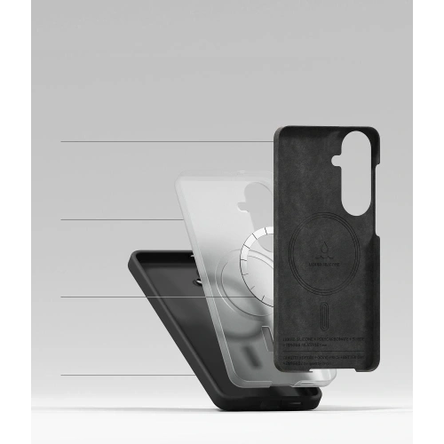 Etui Ringke Silicone Magnetic MagSafe do Samsung Galaxy S26+ Plus Black