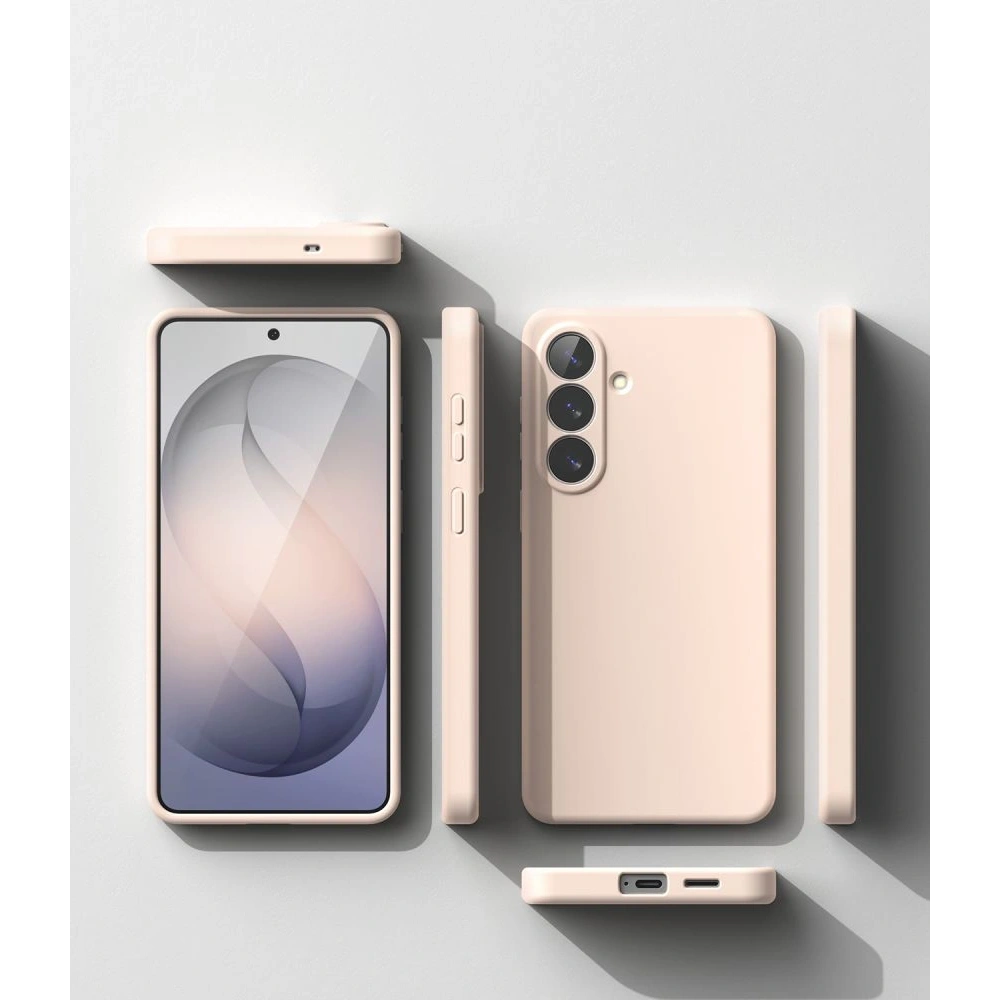 Etui Ringke Silicone Magnetic MagSafe do Samsung Galaxy S26+ Plus Pink Sand