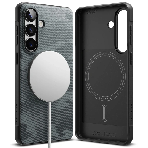 Etui Ringke Onyx Magnetic MagSafe do Samsung Galaxy S26 Camo Black