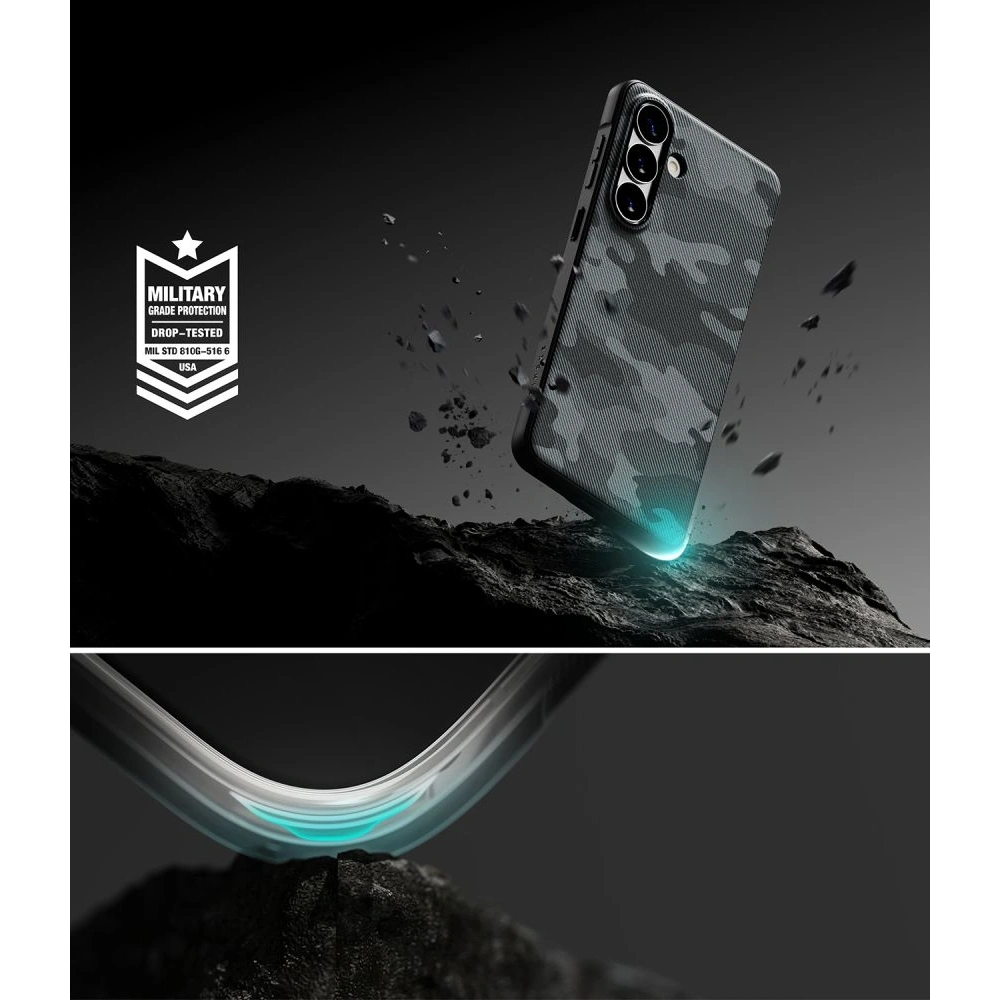 Etui Ringke Onyx Magnetic MagSafe do Samsung Galaxy S26 Camo Black