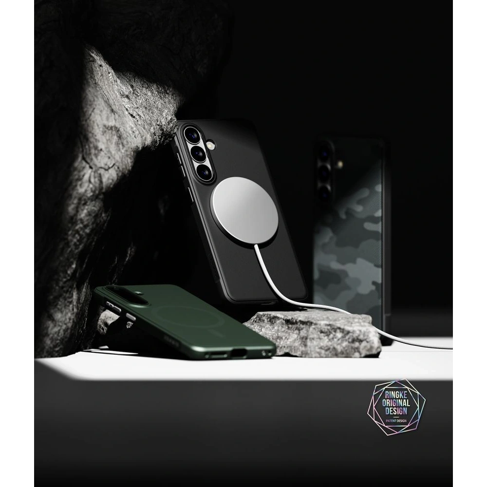 Etui Ringke Onyx Magnetic MagSafe do Samsung Galaxy S26 Camo Black