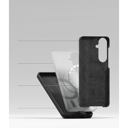 Etui Ringke Silicone Magnetic MagSafe do Samsung Galaxy S26 Black