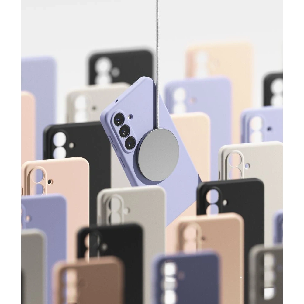 Etui Ringke Silicone Magnetic MagSafe do Samsung Galaxy S26 Lavender