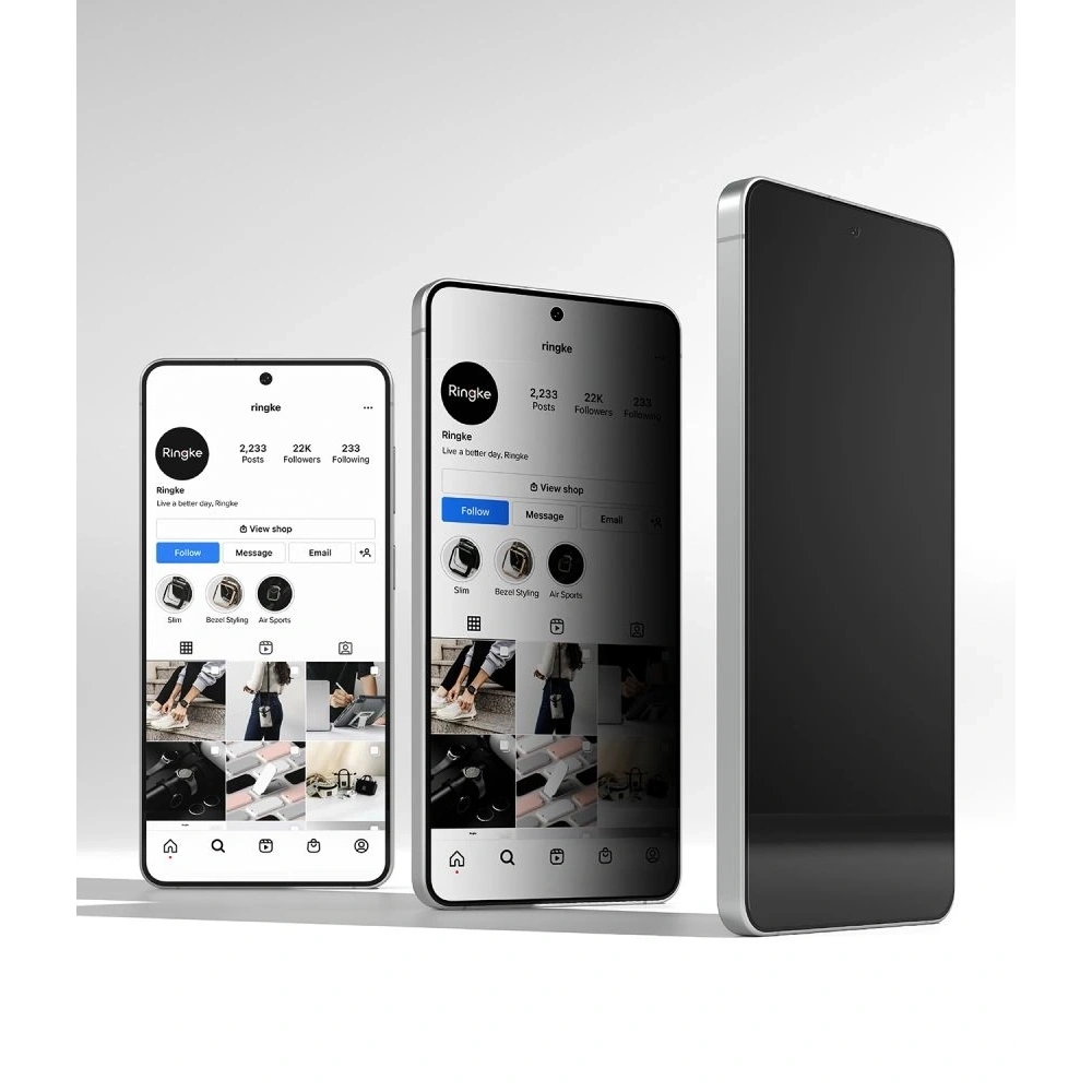 Szkło prywatyzujące Ringke Easy Slide do Samsung Galaxy S26 Privacy [2 PACK]