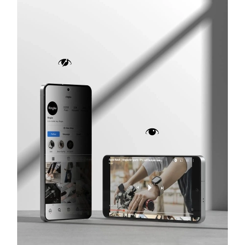Szkło prywatyzujące Ringke Easy Slide do Samsung Galaxy S26 Privacy [2 PACK]
