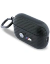Etui BMW Carbon Metal Logo do Apple AirPods Pro 3 czarny