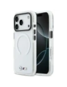 Etui BMW M IML Shockproof Metal Logos MagSafe do Apple iPhone 17 Pro przezroczysty