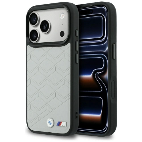Etui BMW M Shape Logo MagSafe do Apple iPhone 17 Pro szary