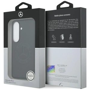 Etui Mercedes Vintage Logo MagSafe do Samsung Galaxy S26 czarny