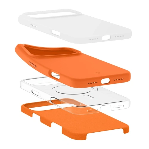 Etui Spigen Silicone Fit Mag MagSafe do Apple iPhone 17 Pro Max Cosmic Orange