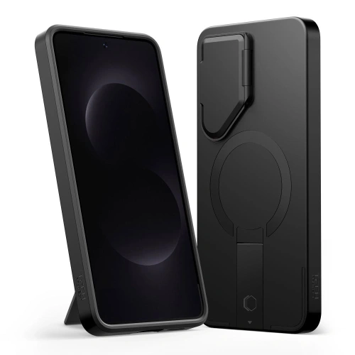 Etui Tech-Protect Kevlar Aura MagSafe do Samsung Galaxy S26 Black/orange