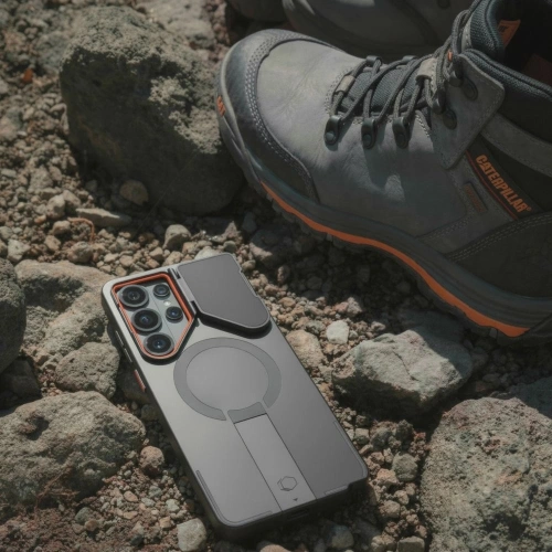 Etui Tech-Protect Kevlar Aura MagSafe do Samsung Galaxy S26 Ultra Black/orange