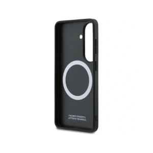 Etui BMW Perforated Stripe Logo MagSafe do Samsung Galaxy S26 niebieski