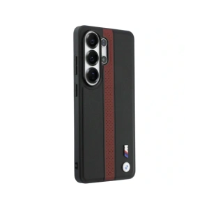 Etui BMW Perforated Stripe Logo MagSafe do Samsung Galaxy S26 Ultra czerwony