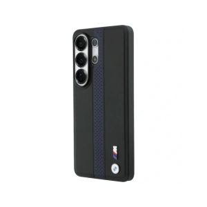 Etui BMW Perforated Stripe Logo MagSafe do Samsung Galaxy S26 Ultra niebieski