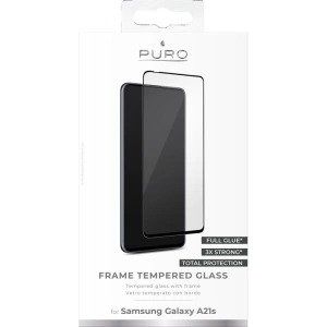 Kup Szkło hartowane PURO Frame Tempered Glass Samsung Galaxy A21s (czarna ramka) - PUR326BLK - {ean13} - Sklep Home Screen