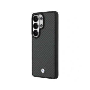 Etui BMW Sign Magnetic Carbon Fiber MagSafe do Samsung Galaxy S26 Ultra czarny