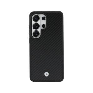 Etui BMW Sign Magnetic Carbon Fiber MagSafe do Samsung Galaxy S26 Ultra czarny