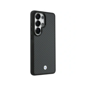 Etui BMW Sign Magnetic Carbon Fiber MagSafe do Samsung Galaxy S26 Ultra czarny