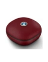 Bezprzewodowe słuchawki dokanałowe Bluetooth TWS BMW Leather Metal Logo ENC czerwony