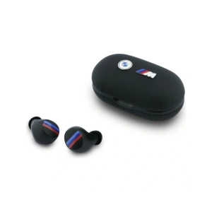 Bezprzewodowe słuchawki dokanałowe Bluetooth TWS BMW M Metal Logo ENC czarny