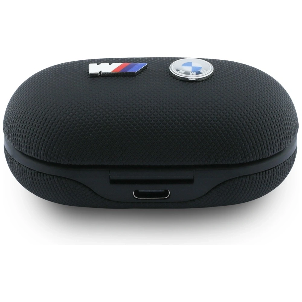 Bezprzewodowe słuchawki dokanałowe Bluetooth TWS BMW M Metal Logo ENC czarny