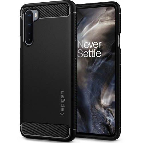Kup Spigen OnePlus Tasche Rugged Armor Nord Mattschwarz - SPN1224BLK - {ean13} - Sklep Home Screen