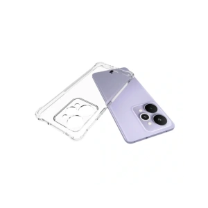 Elastyczne etui Bizon Case Salpa do Oppo Reno 15 Pro przezroczyste