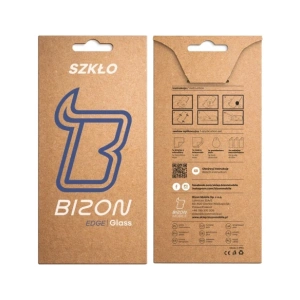 Szkło hartowane Bizon Glass Edge 2 do Oppo Reno 15 / 15 F / 15 FS / A6 Pro 5G czarna ramka