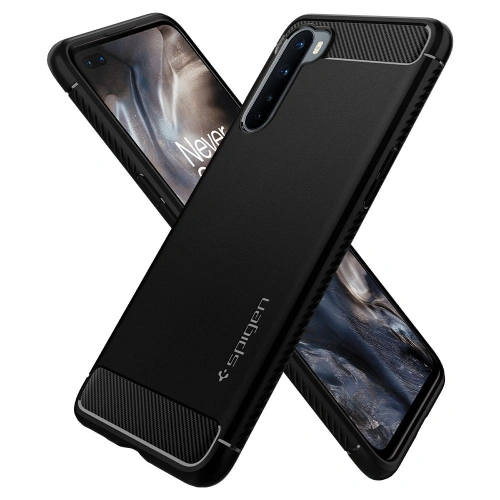 Kup Spigen OnePlus Tasche Rugged Armor Nord Mattschwarz - SPN1224BLK - {ean13} - Sklep Home Screen