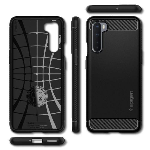 Buy Spigen Rugged Armor OnePlus Nord Matte Black - SPN1224BLK - {ean13} - Home Screen Store Europe
